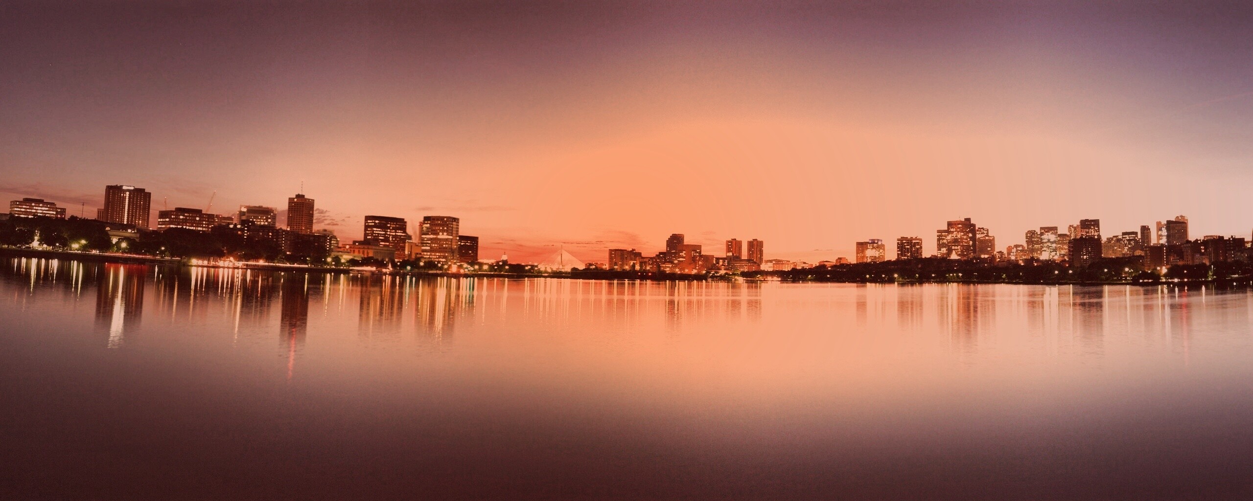 Панорама Бостона обои