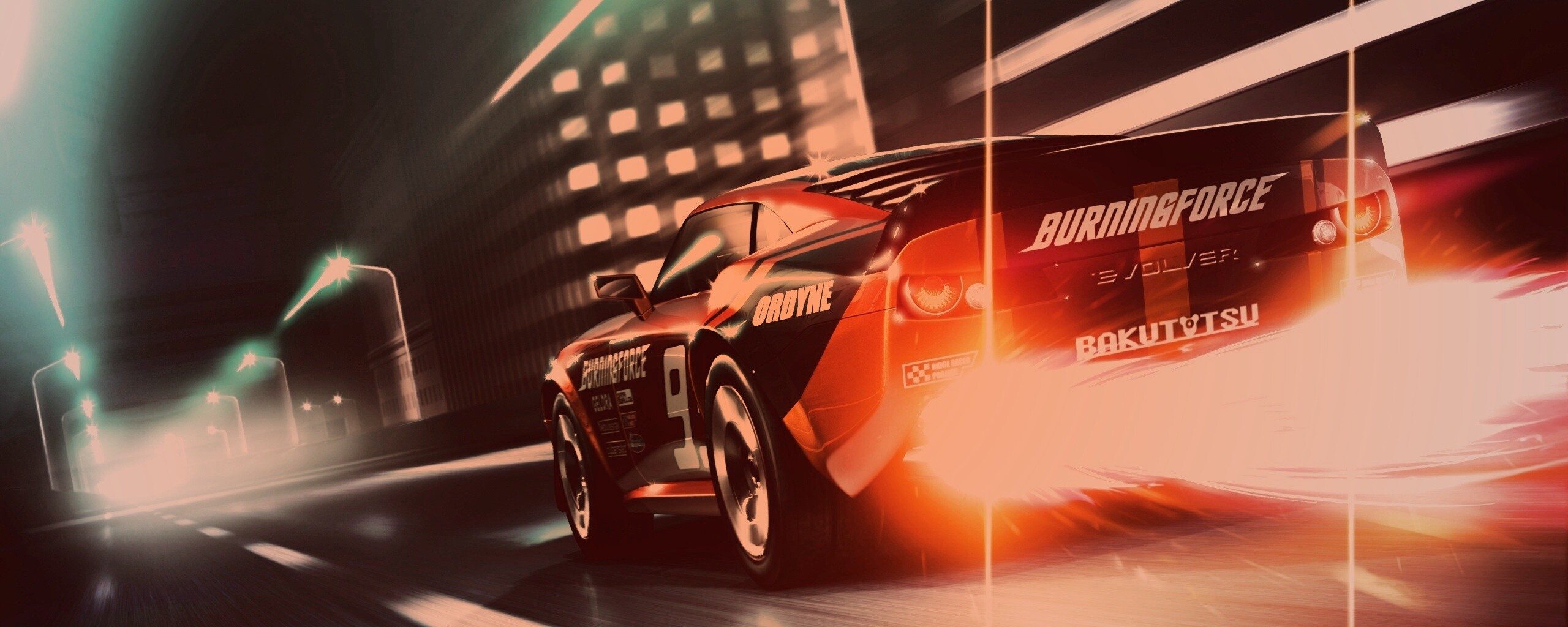 Ночное нитро обои