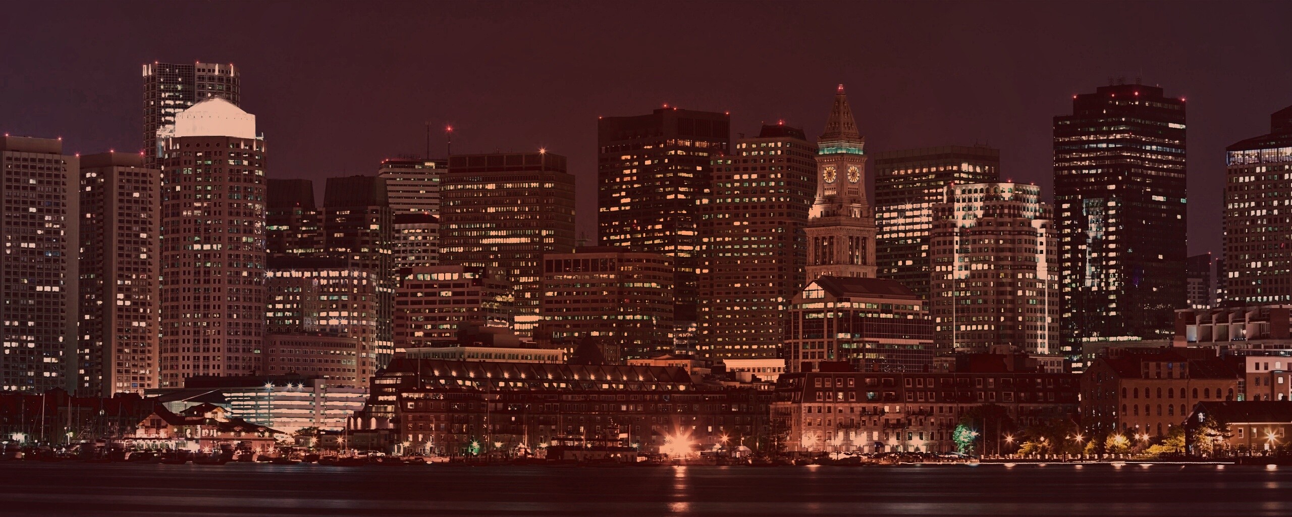 Панорама города обои