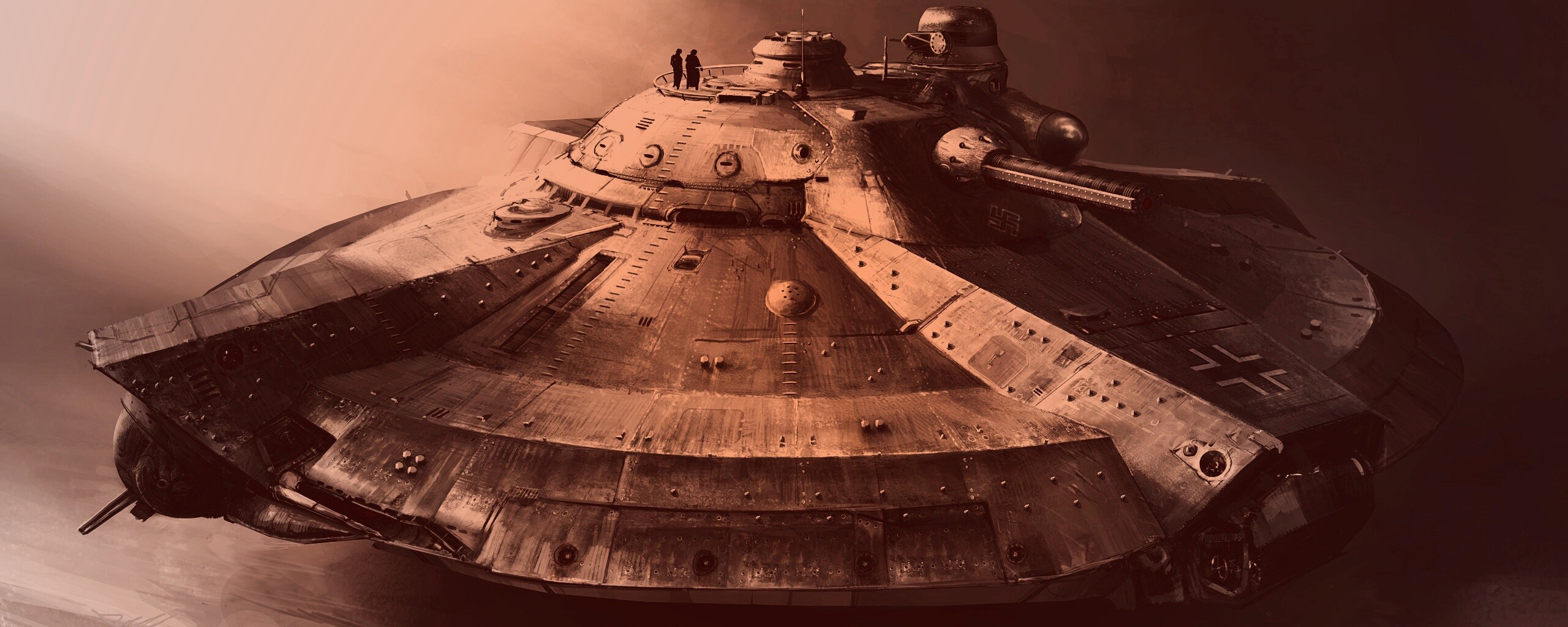 Летающая тарелка. Разработка Рейха. обои