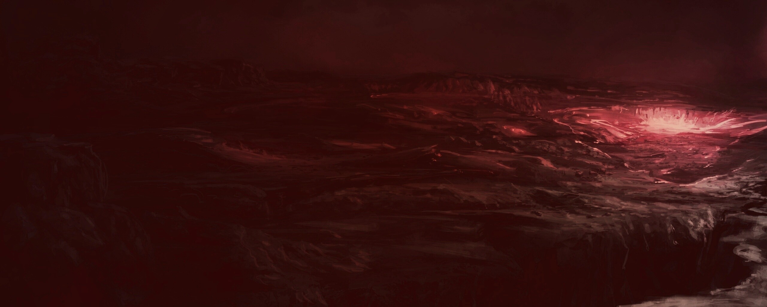 Безжизненная каменная долина обои