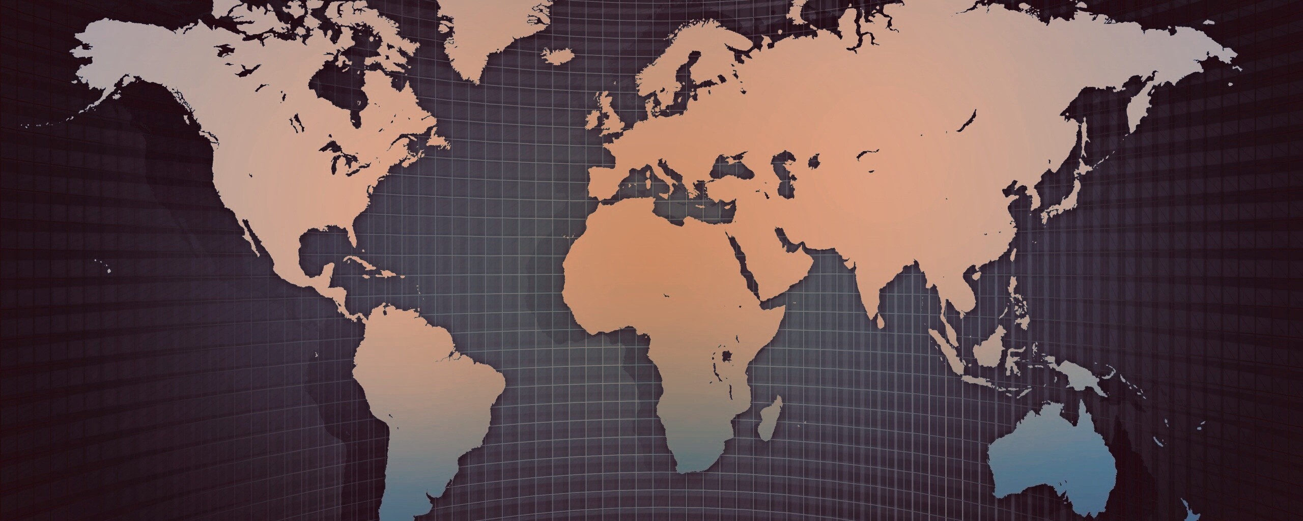 Цифровая карта мира обои