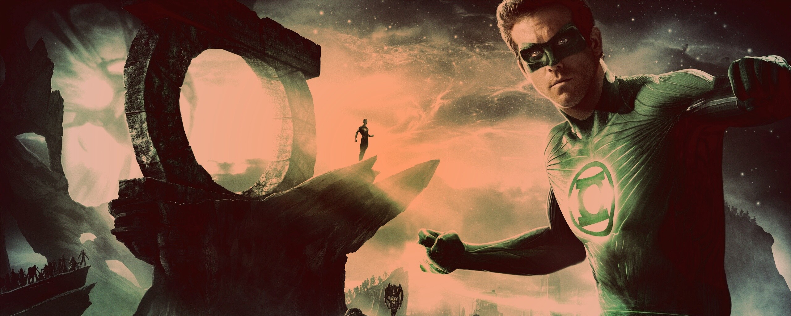 Зелёный фонарь обои