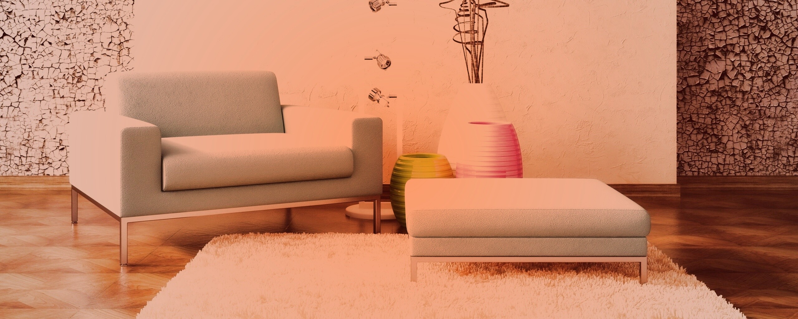 Стильный декор обои