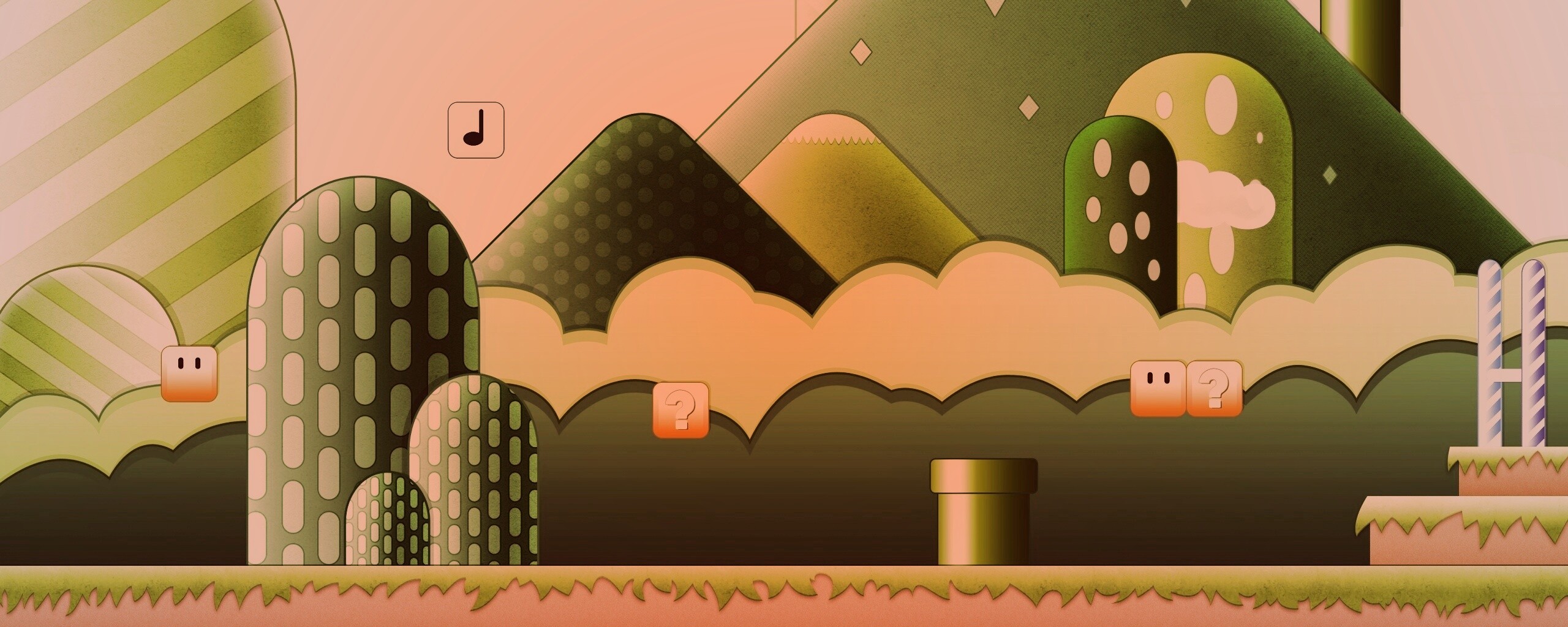 Мир Супермарио обои