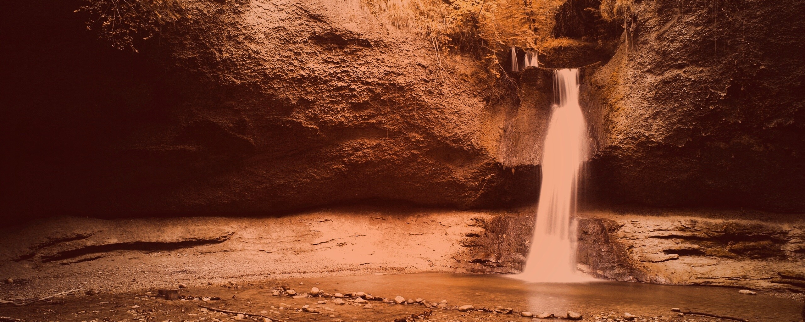 Водопад в Швейцарии обои