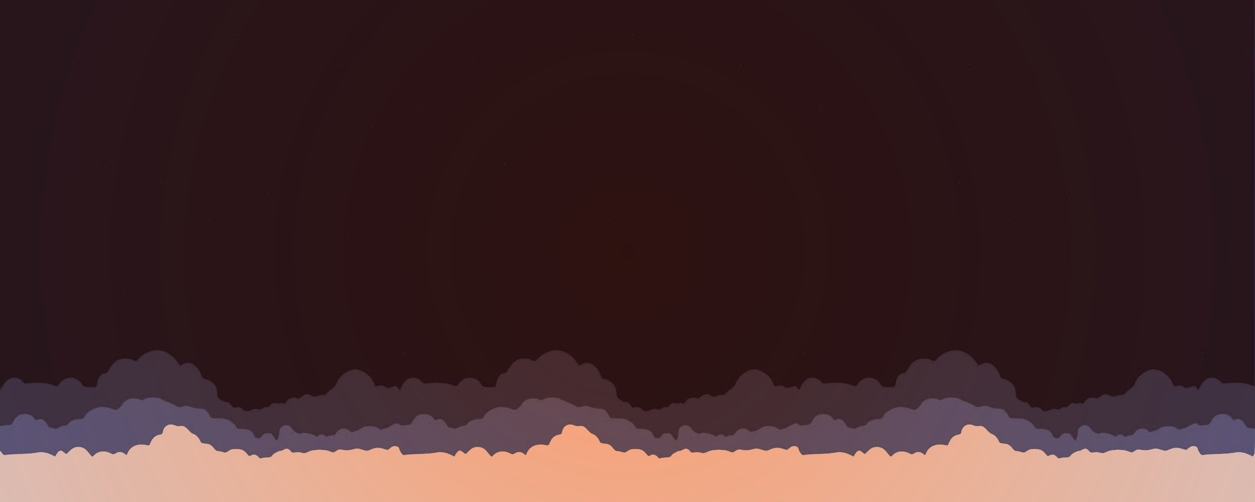 Над облаками в векторном стиле обои