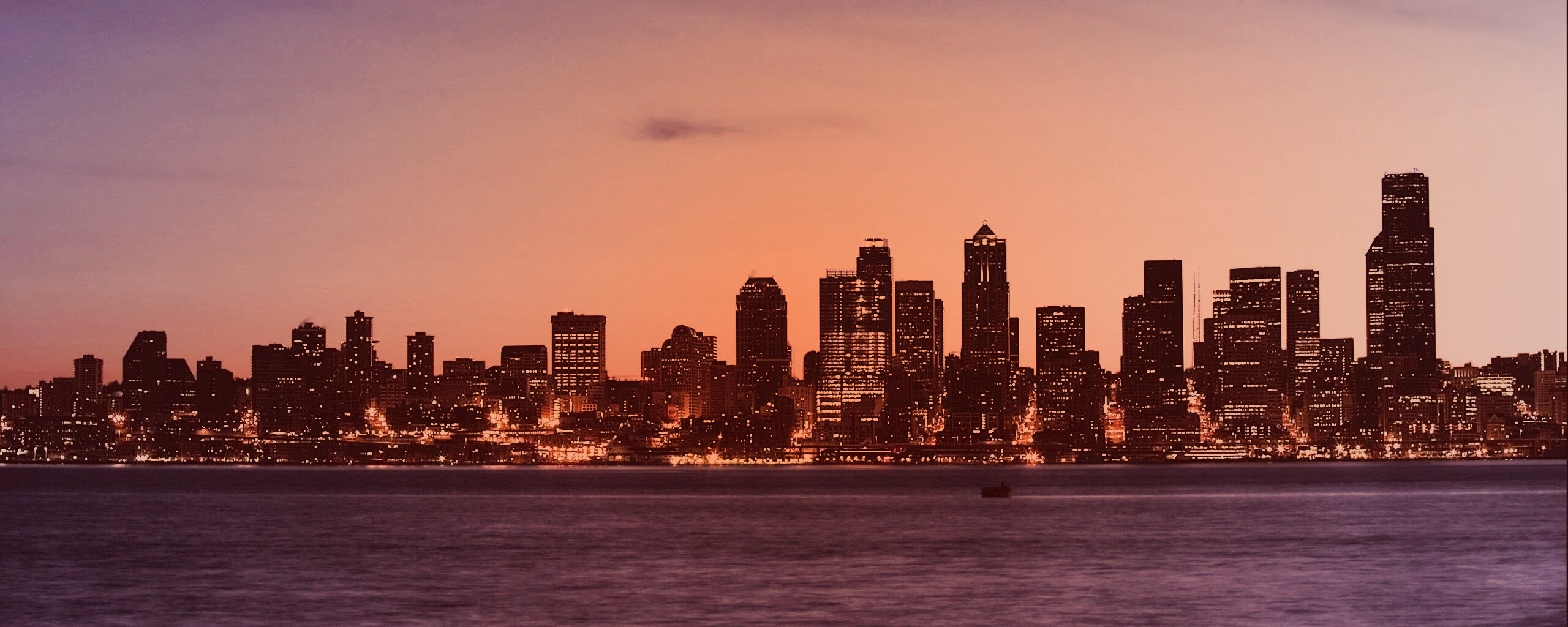 Пейзаж Сиэтла обои