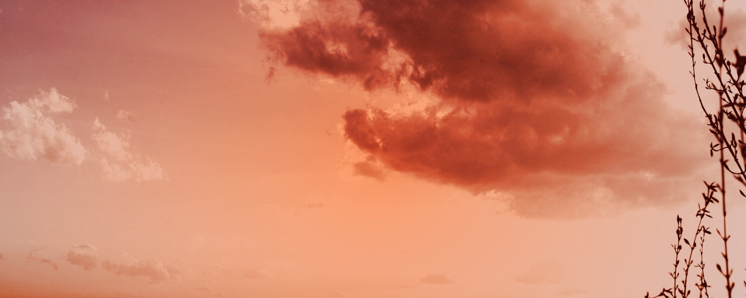 Горный закат обои