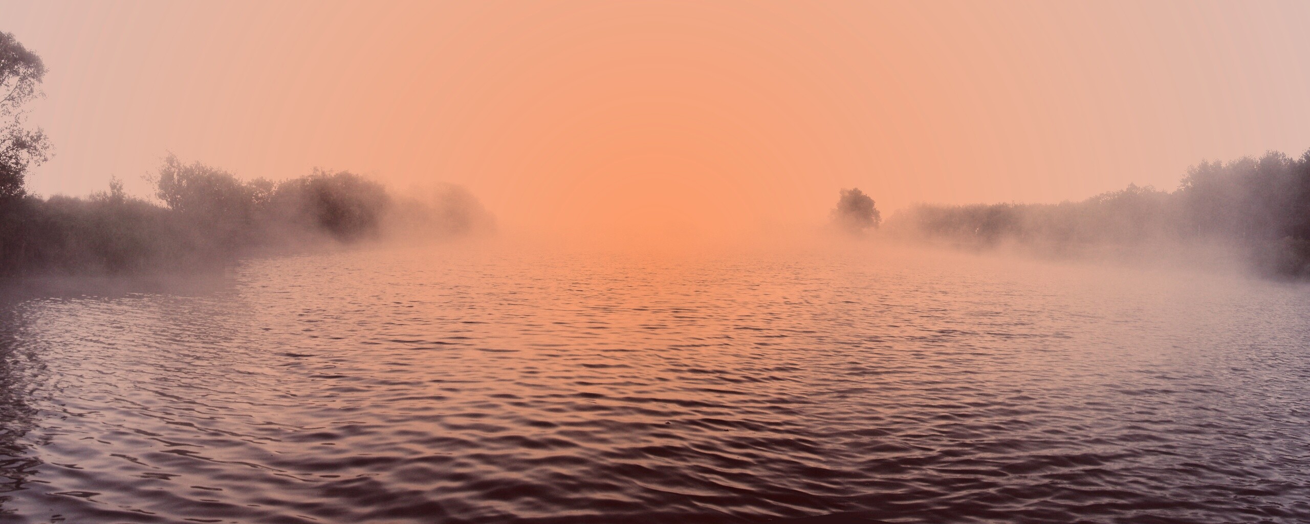 Речной туман обои