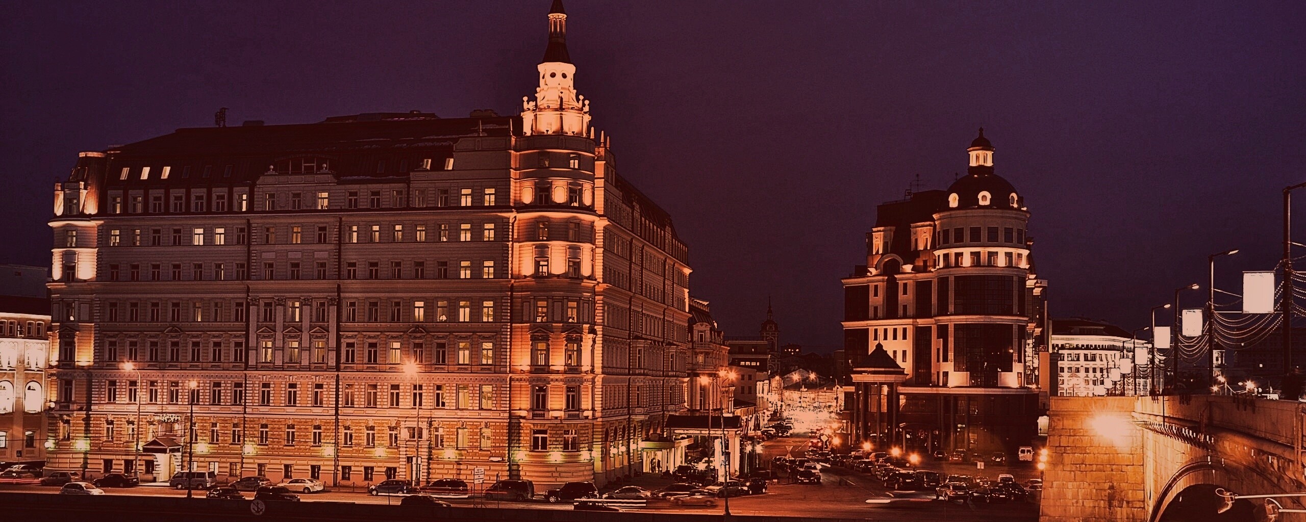 Ночной город обои