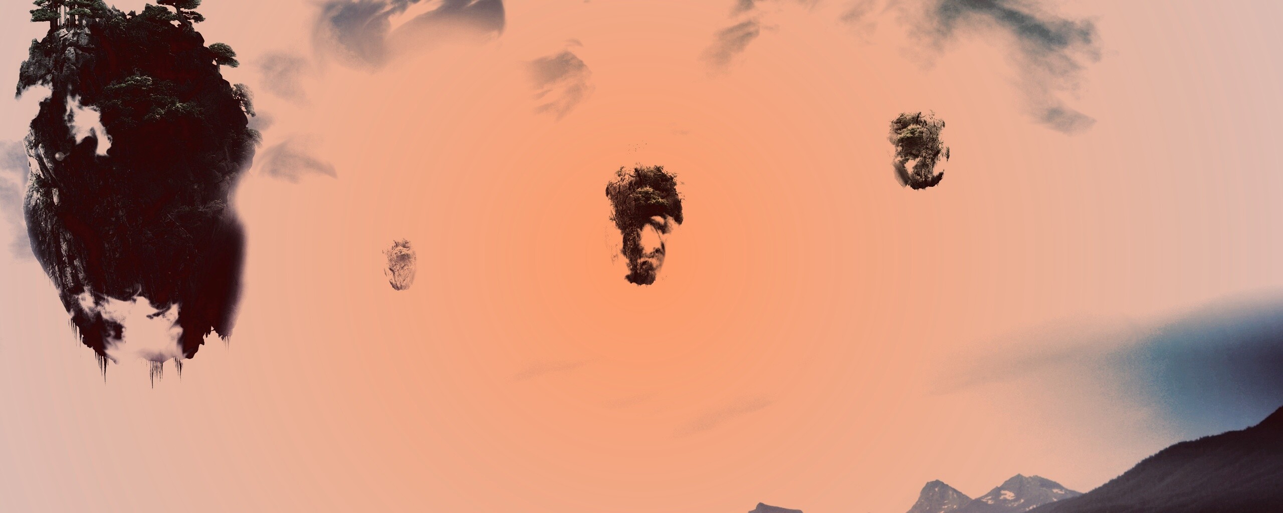 Летающие острова обои