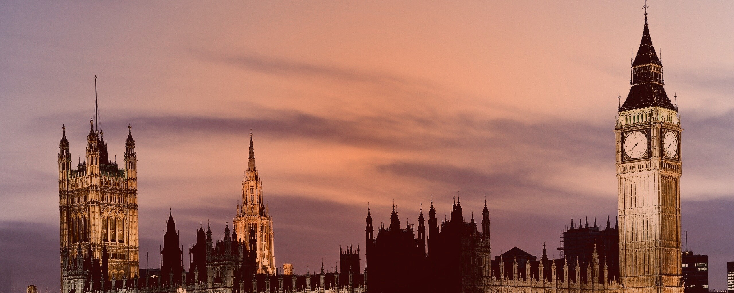 Биг Бен и здание парламента ночью обои