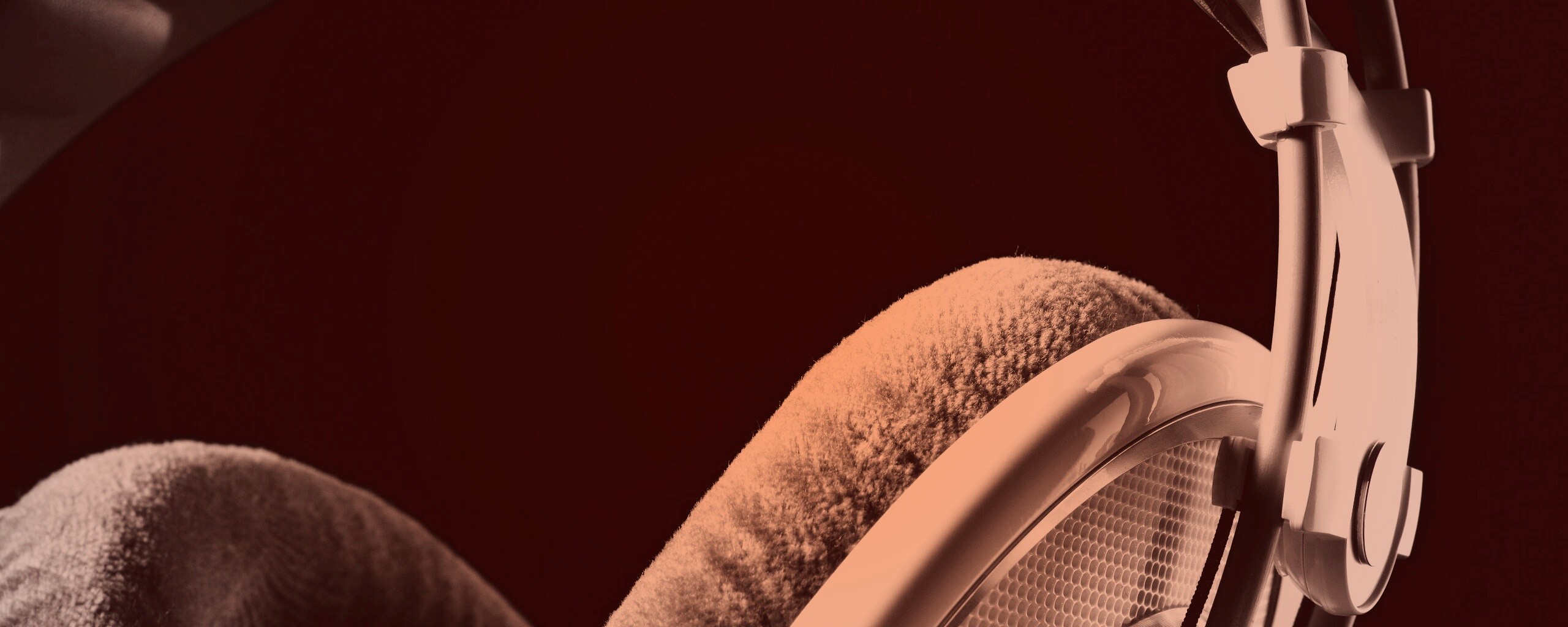 Серые наушники обои