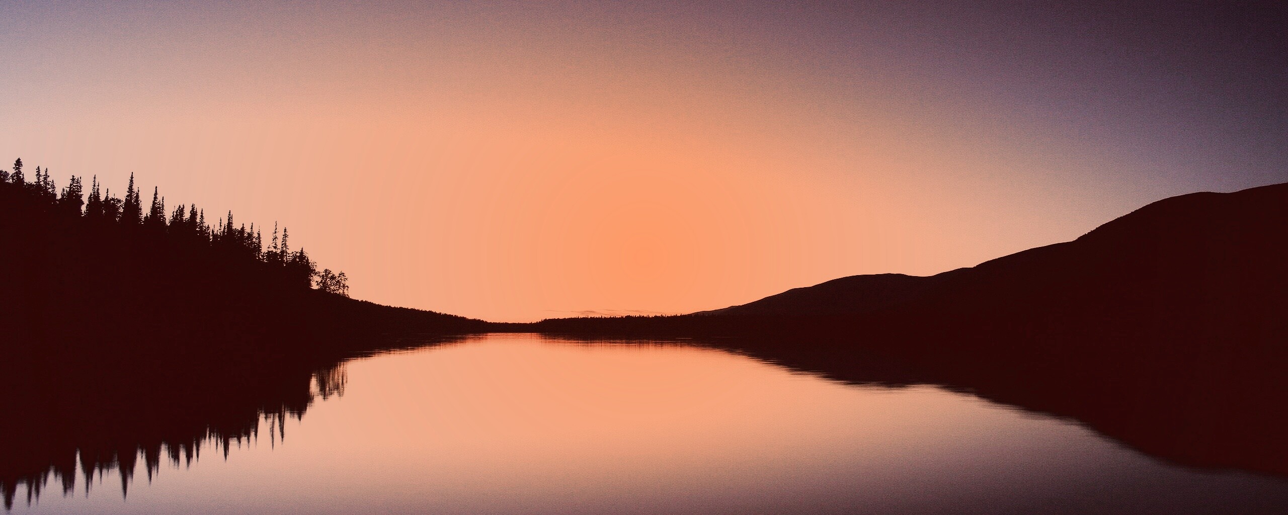 Гладкое озеро обои