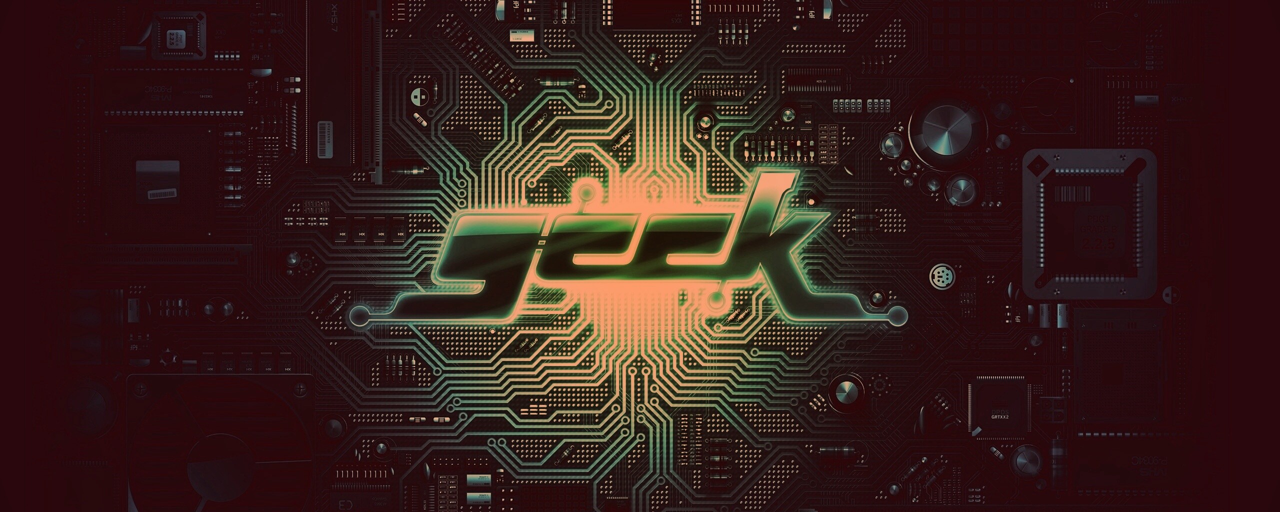 Печатная плата Geek обои
