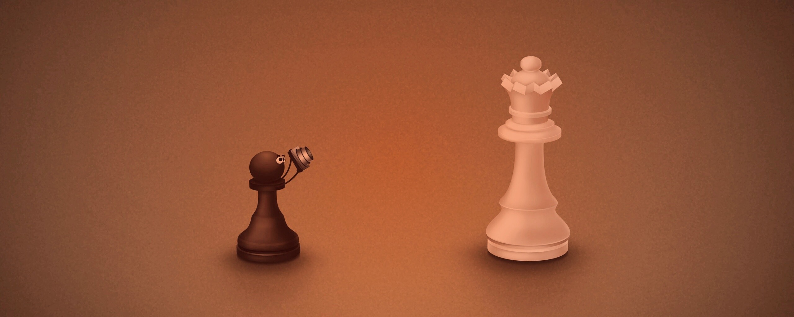 Пешка фотографирует короля обои