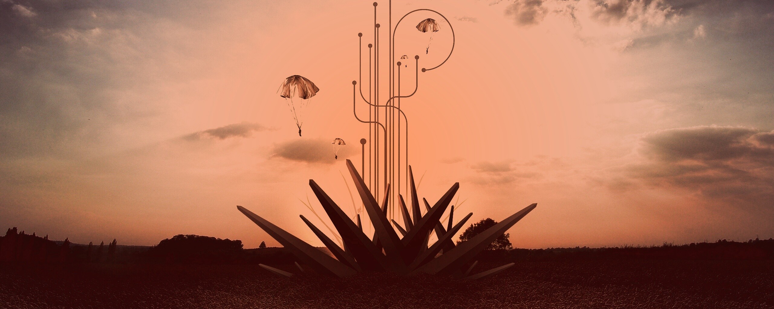 Абстрактный взрыв в настоящем мире обои