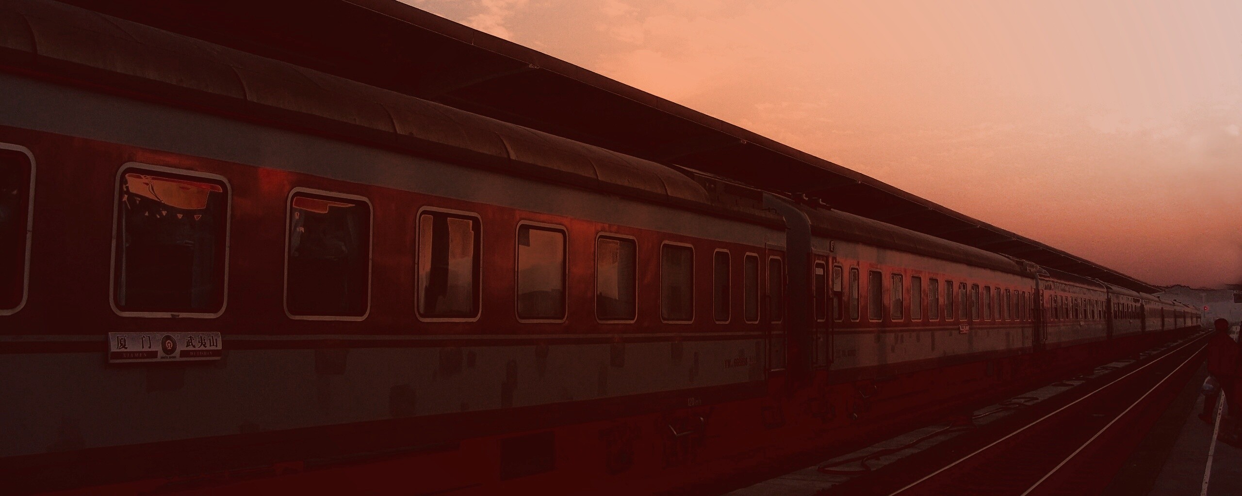 Пассажирский состав обои