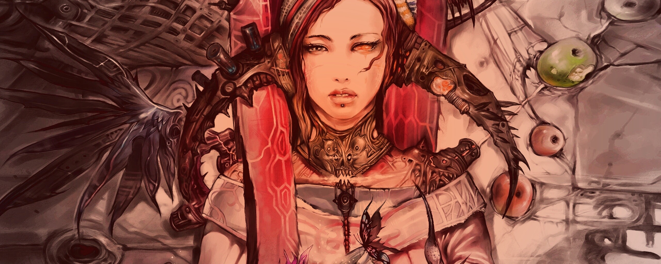 Странная девушка обои