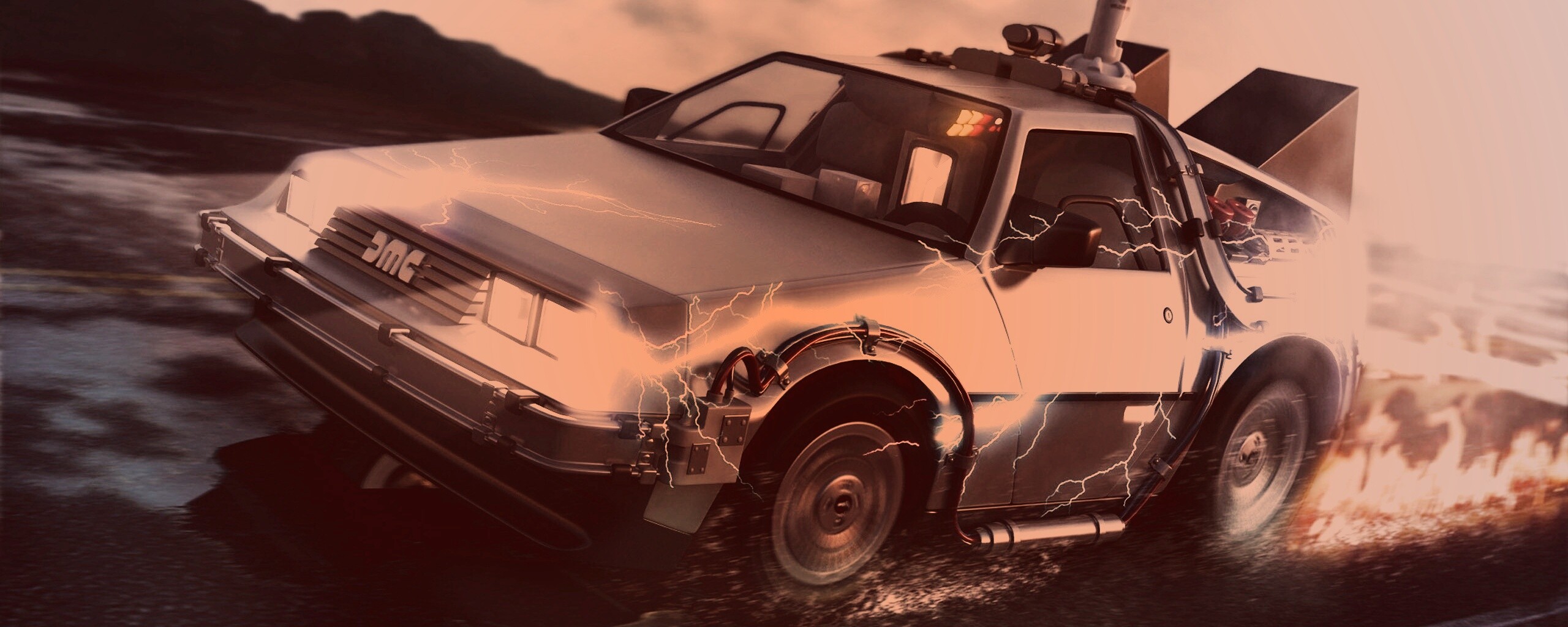 Машина времени обои