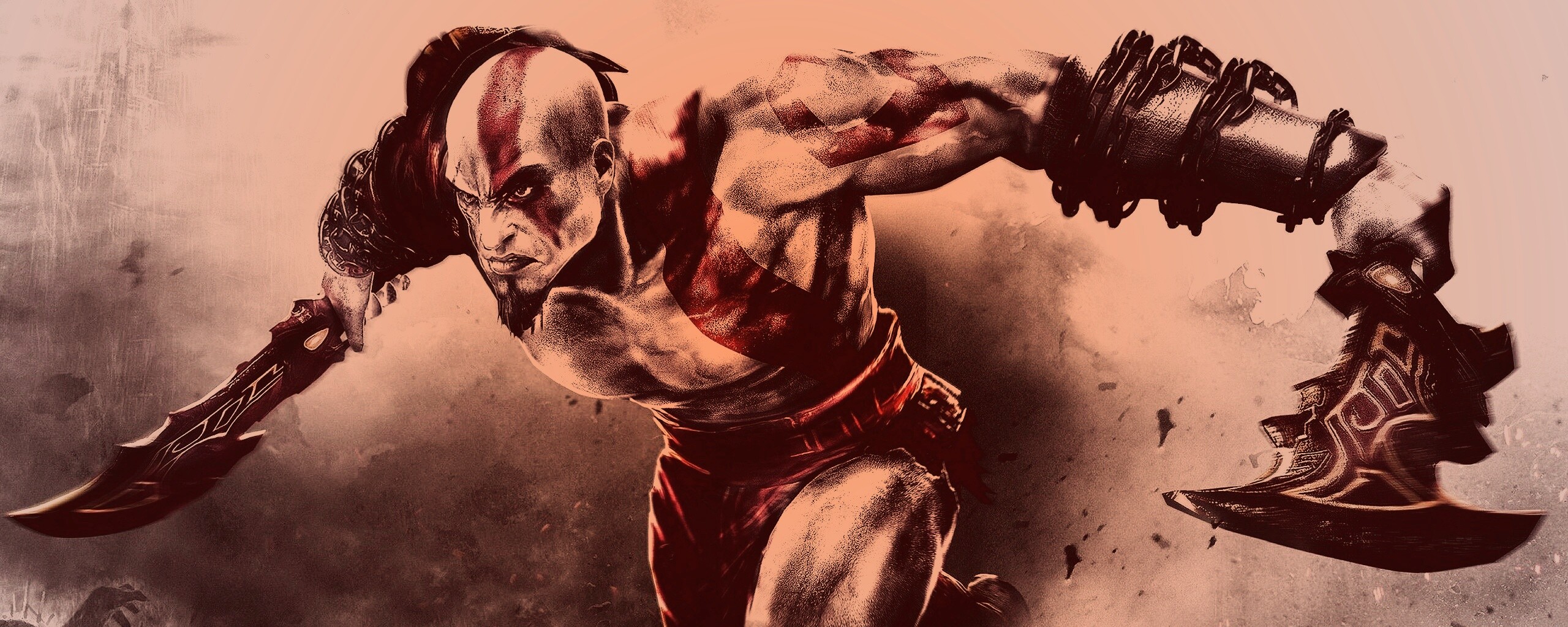 Герой игры God of War обои