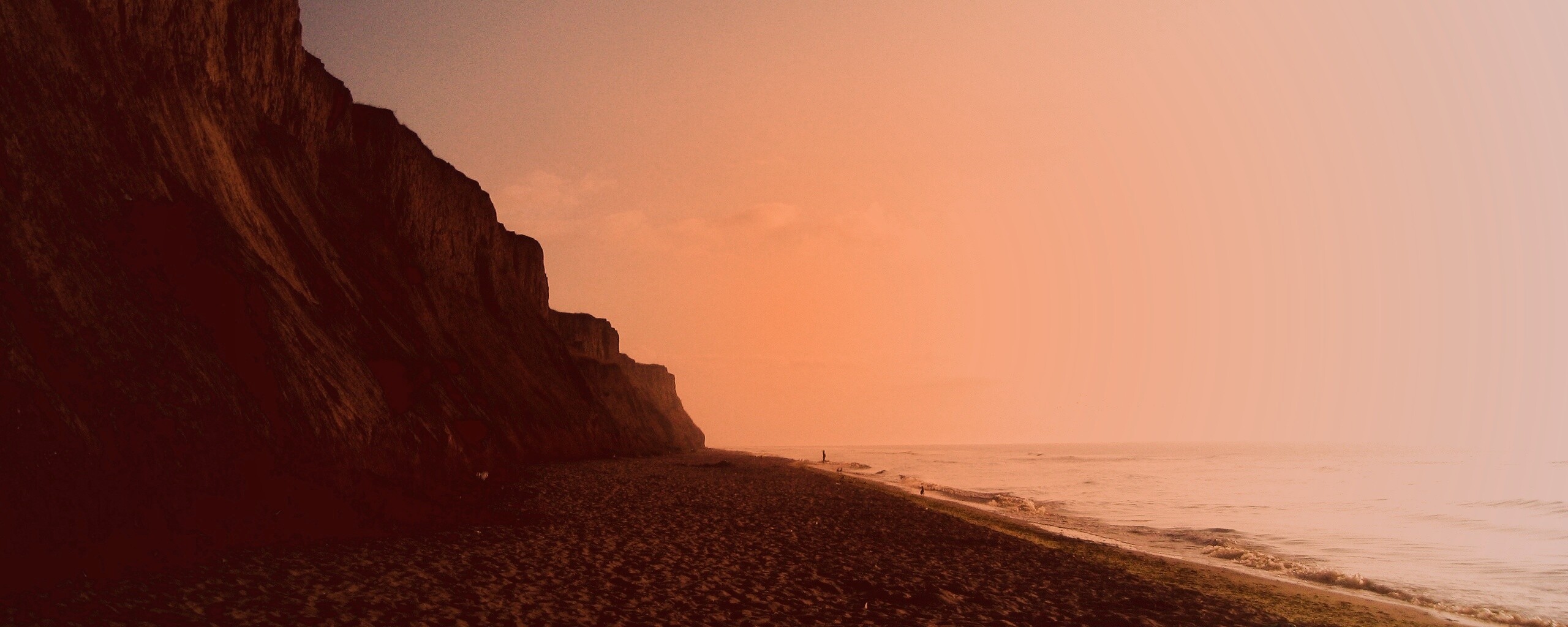 Уединенный пляж обои