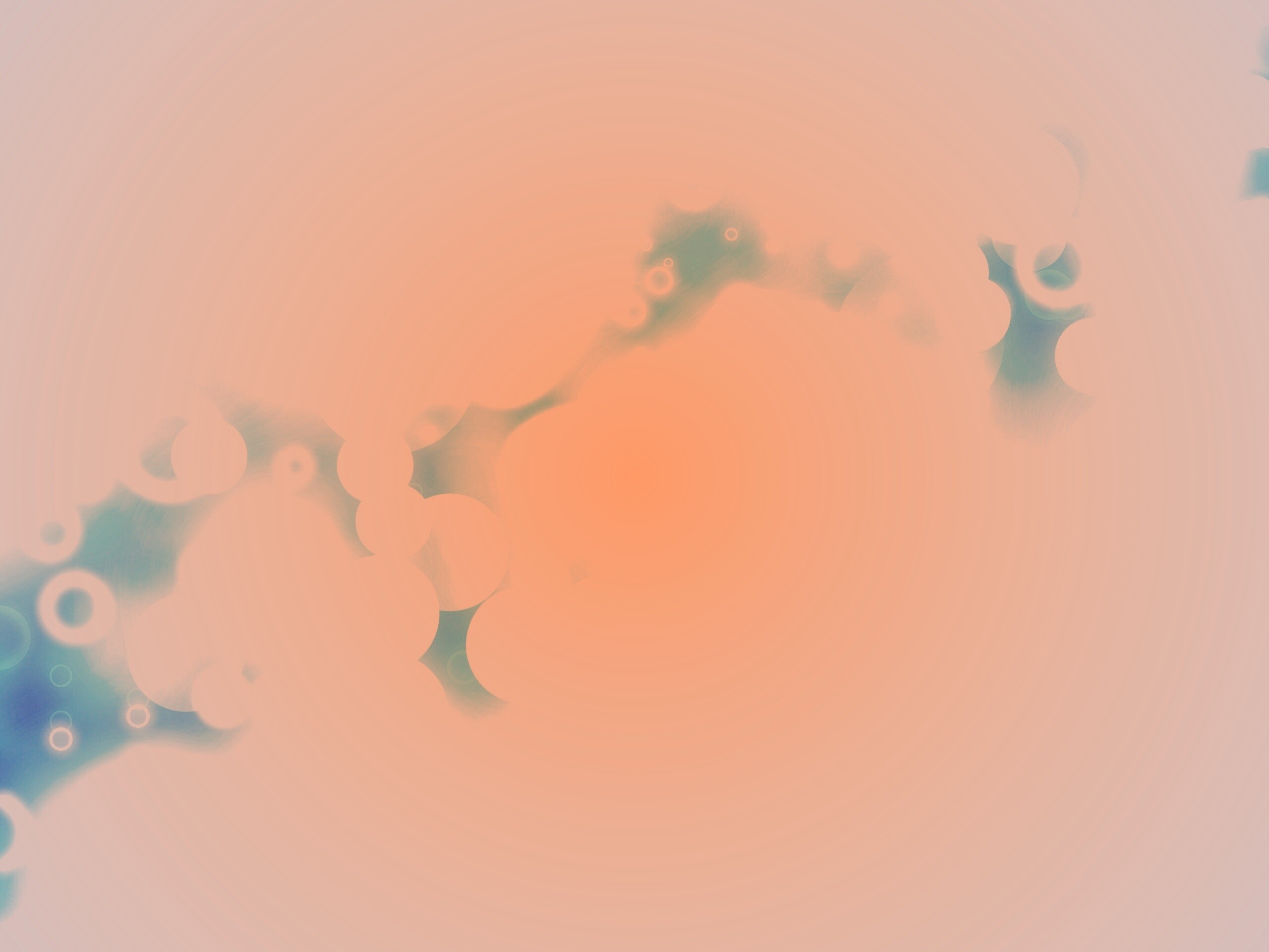 Белые круги и блики обои