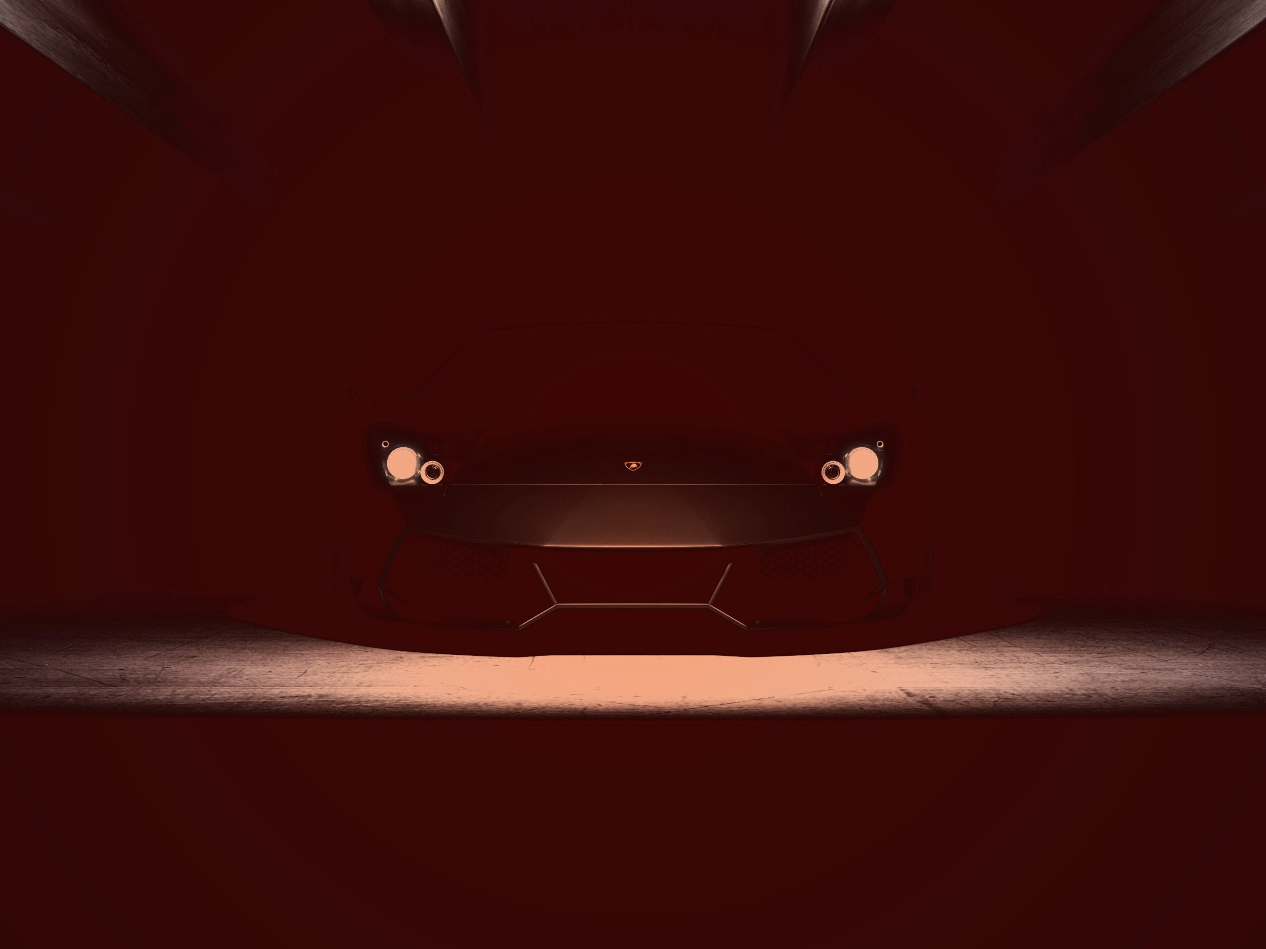 Ламборджини во тьме обои