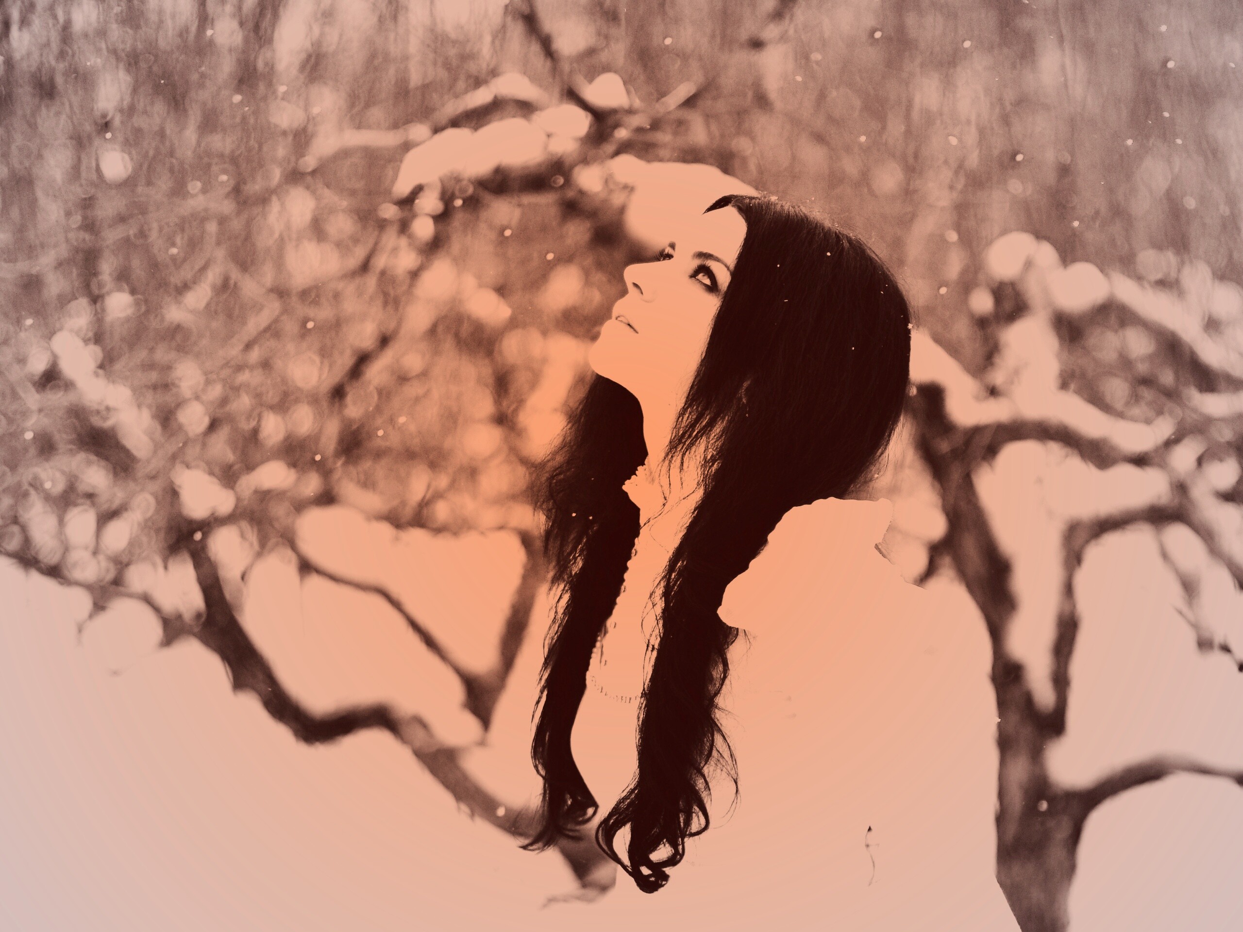 Белоснежная леди обои