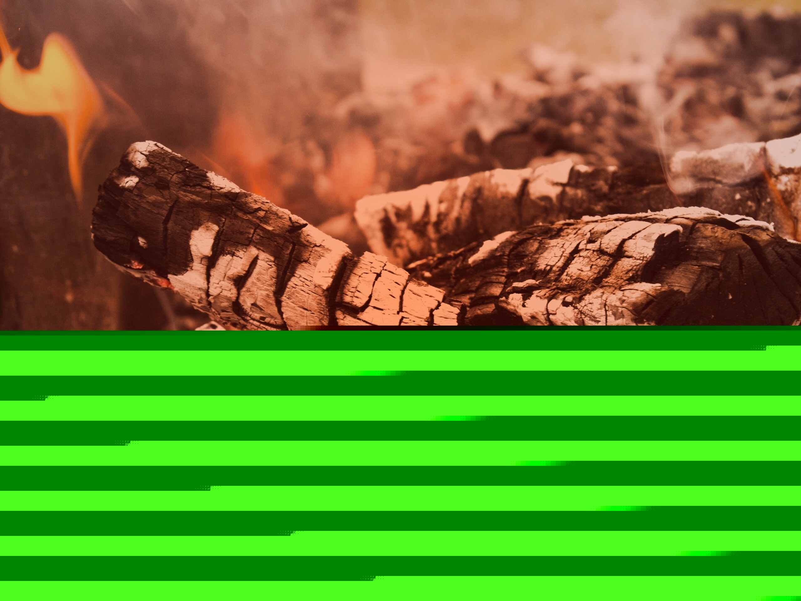 Пылающие дрова обои