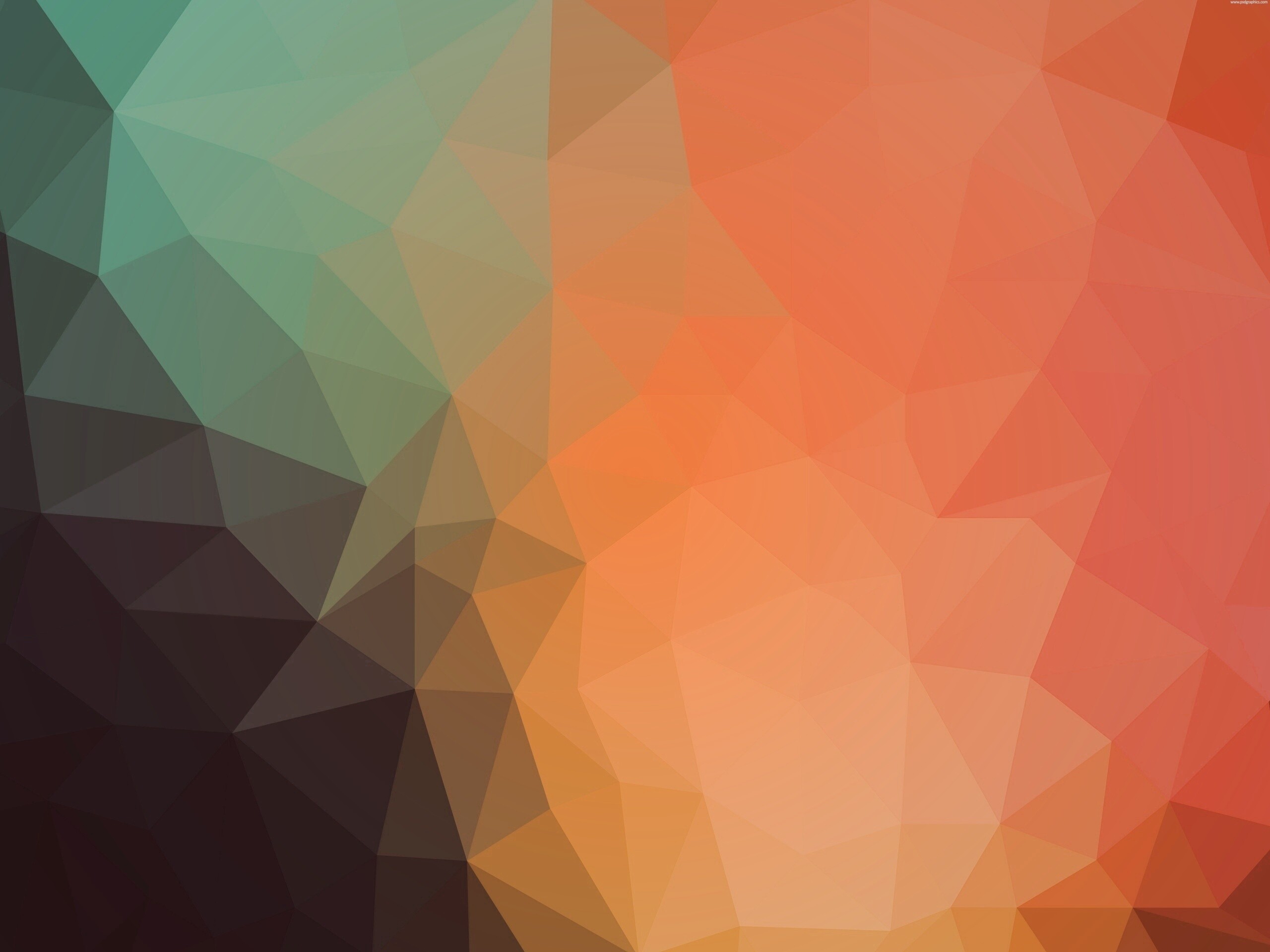 Фон с разноцветными треугольниками обои