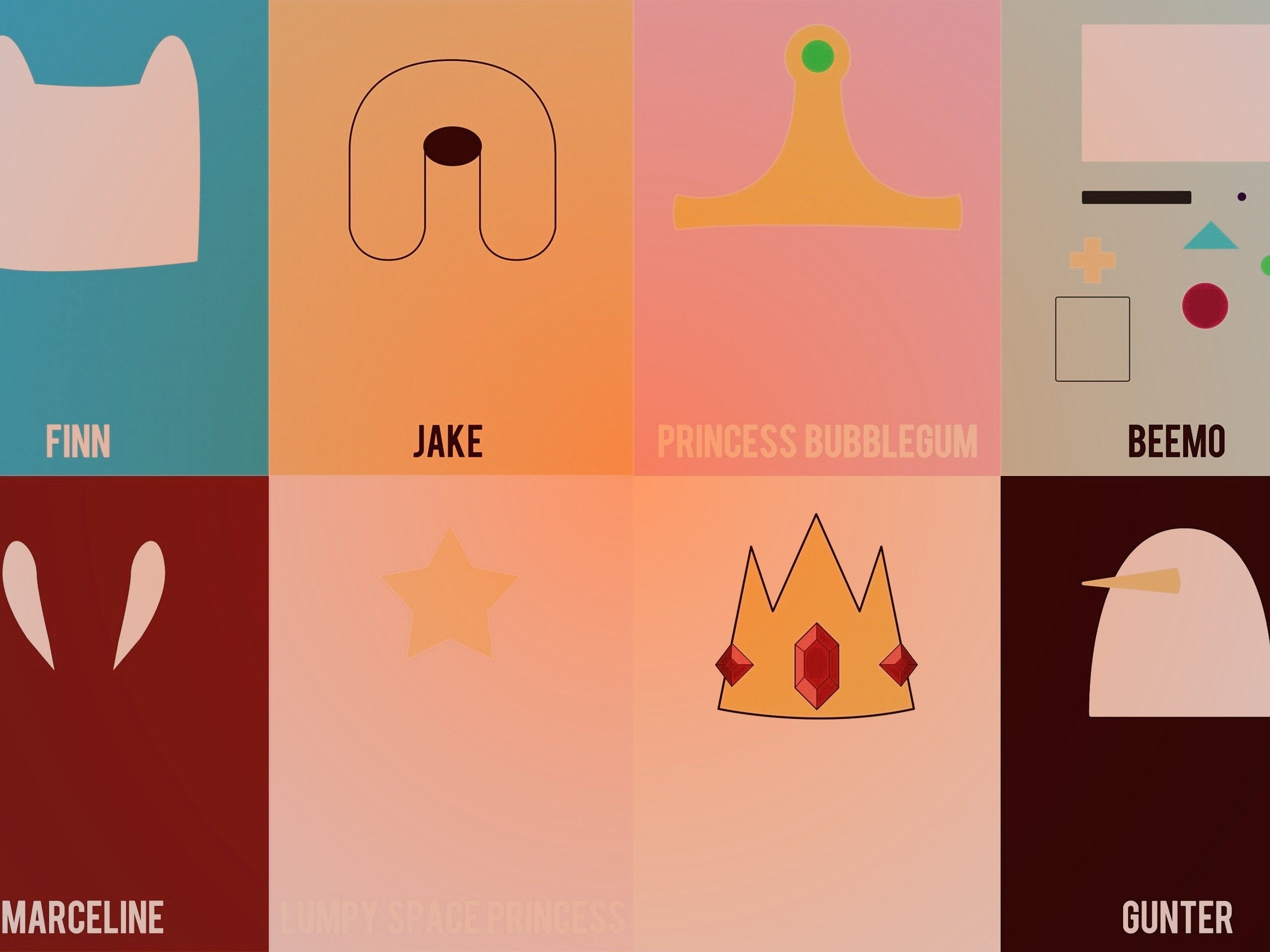 Время приключений схематично обои