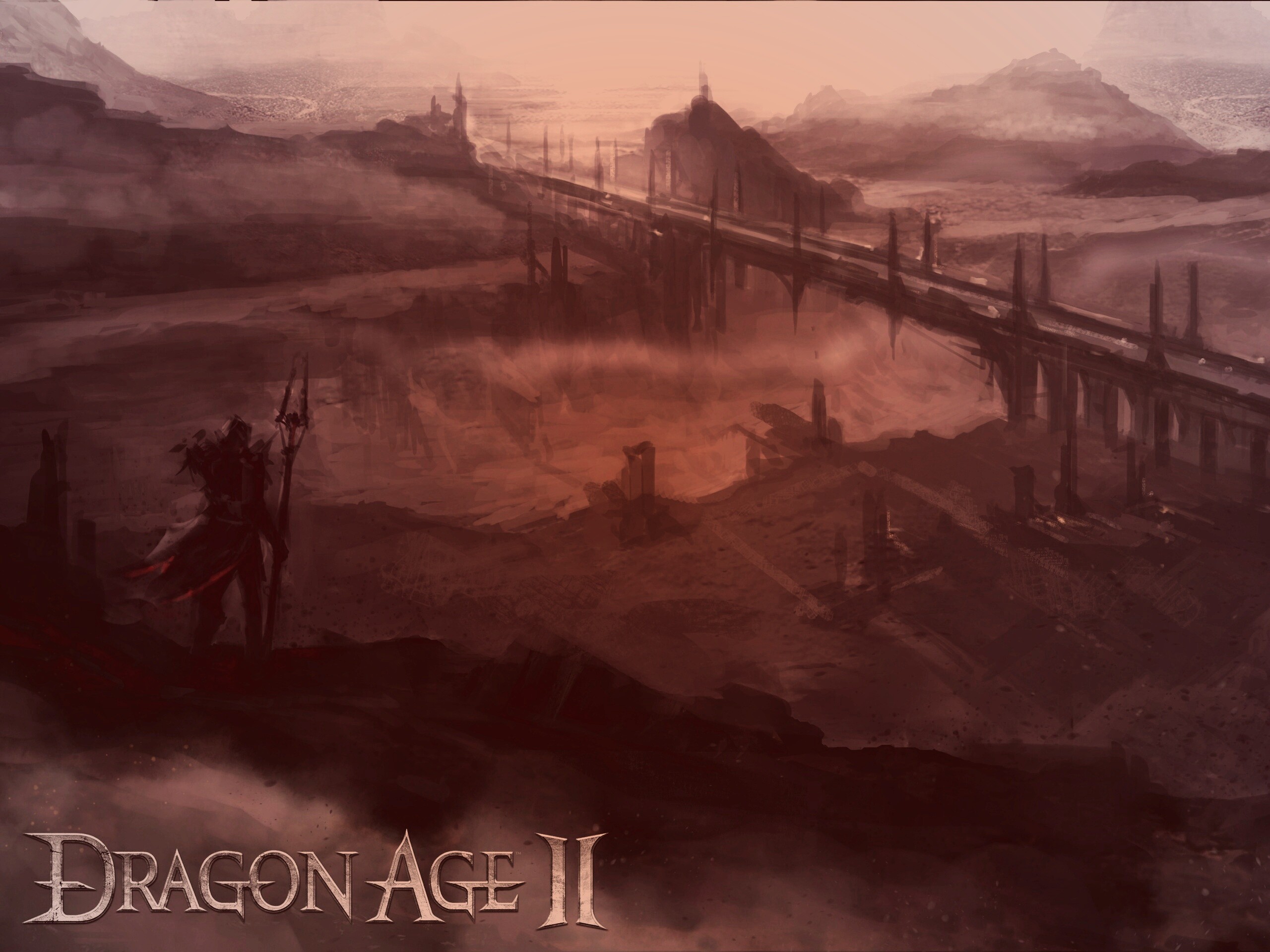 Пейзаж Dragon Age обои