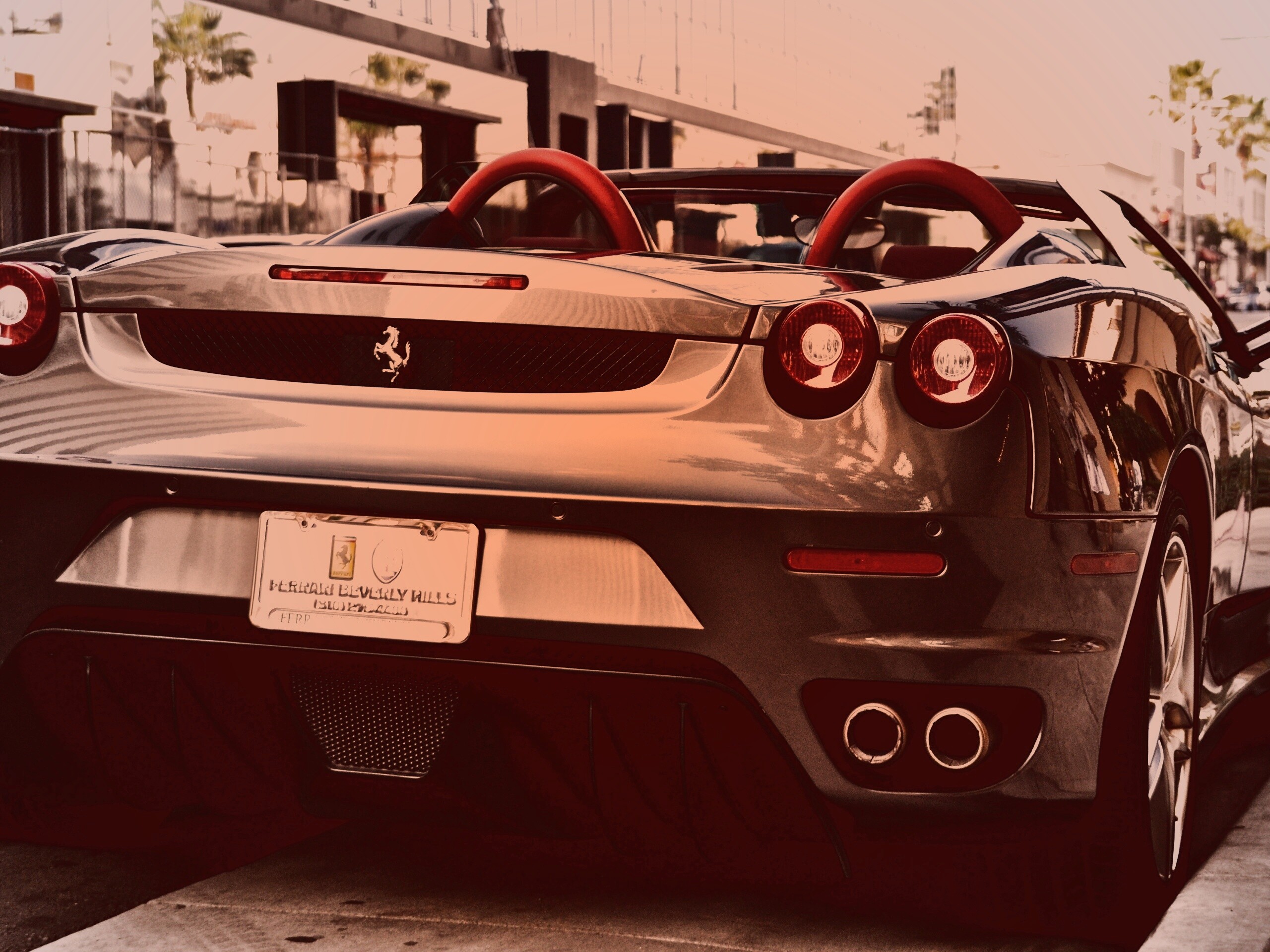 Феррари из Беверли Хиллс обои