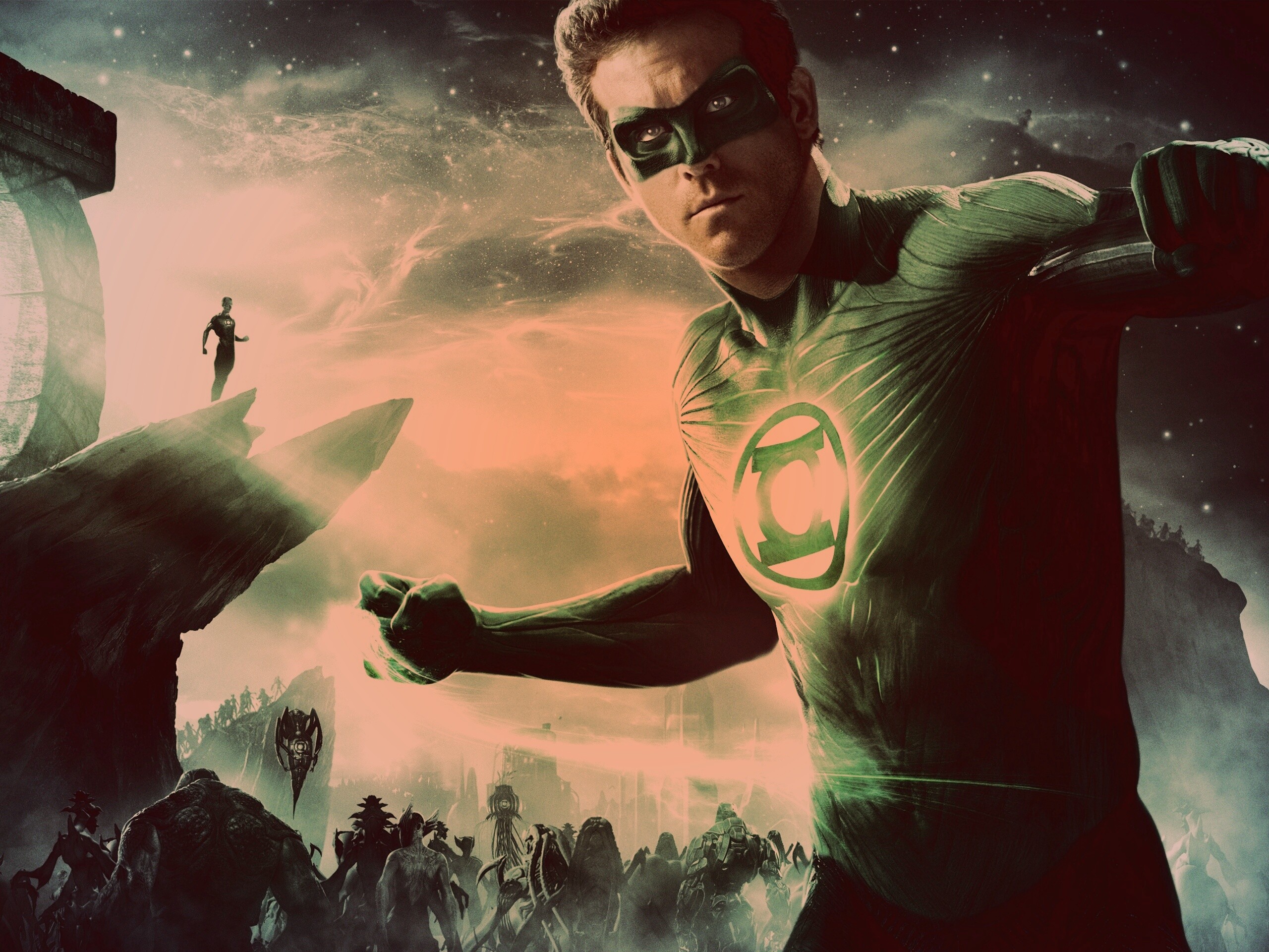 Зелёный фонарь обои