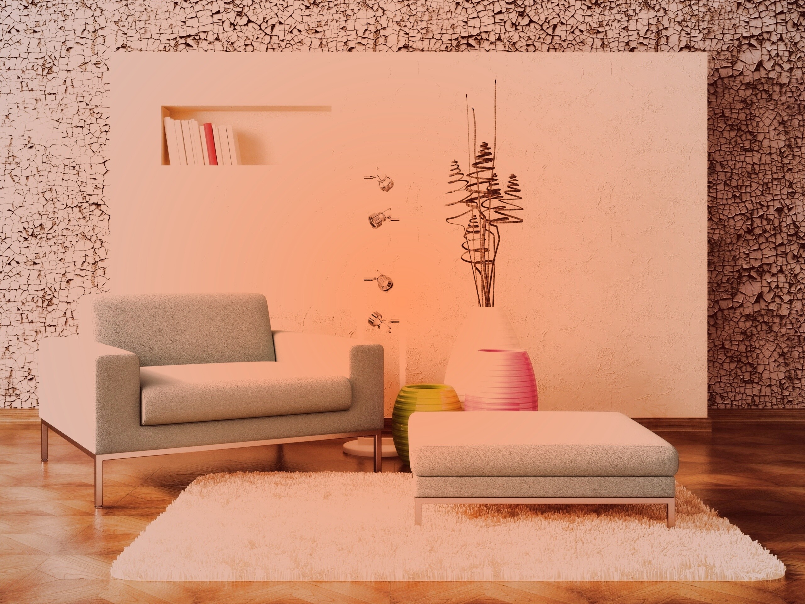 Стильный декор обои