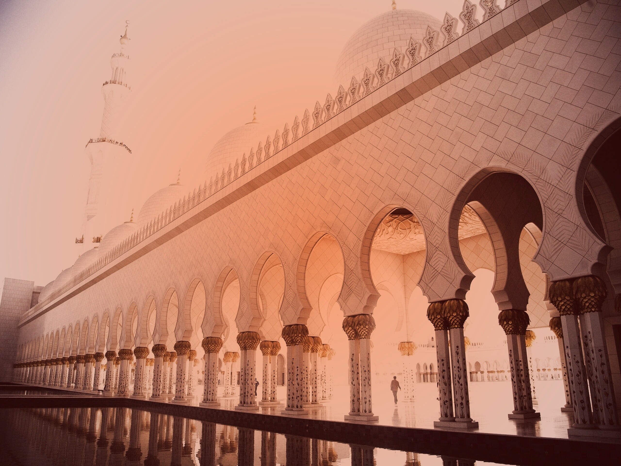 Мечеть шейха в Абу-Даби обои