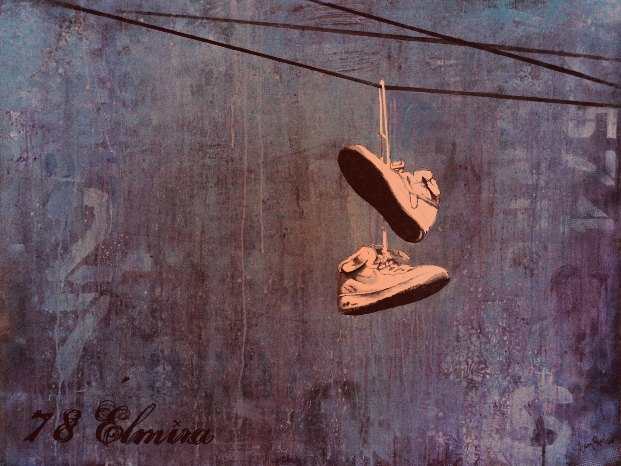 Кросовки на проводе обои