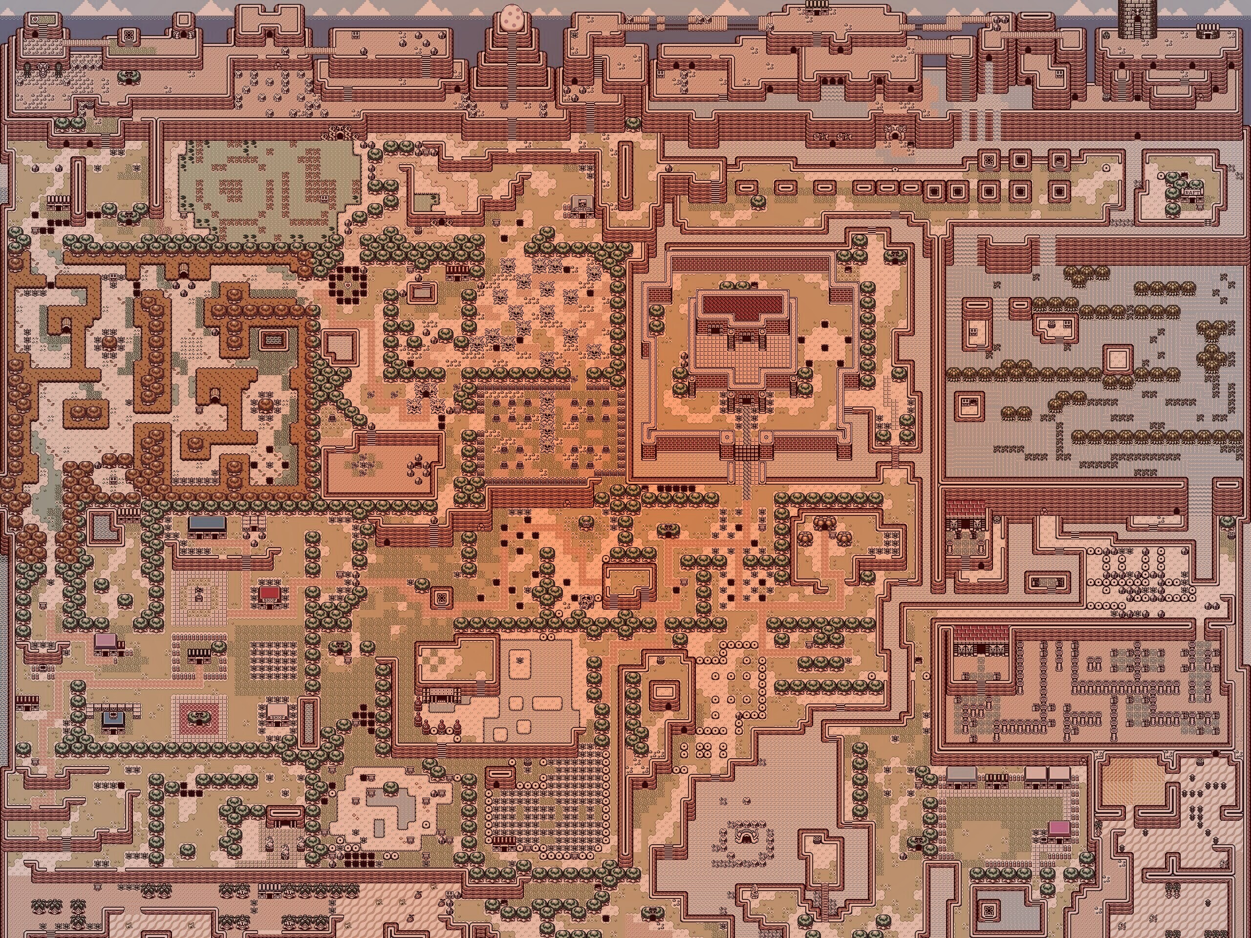 Пиксельный мир обои