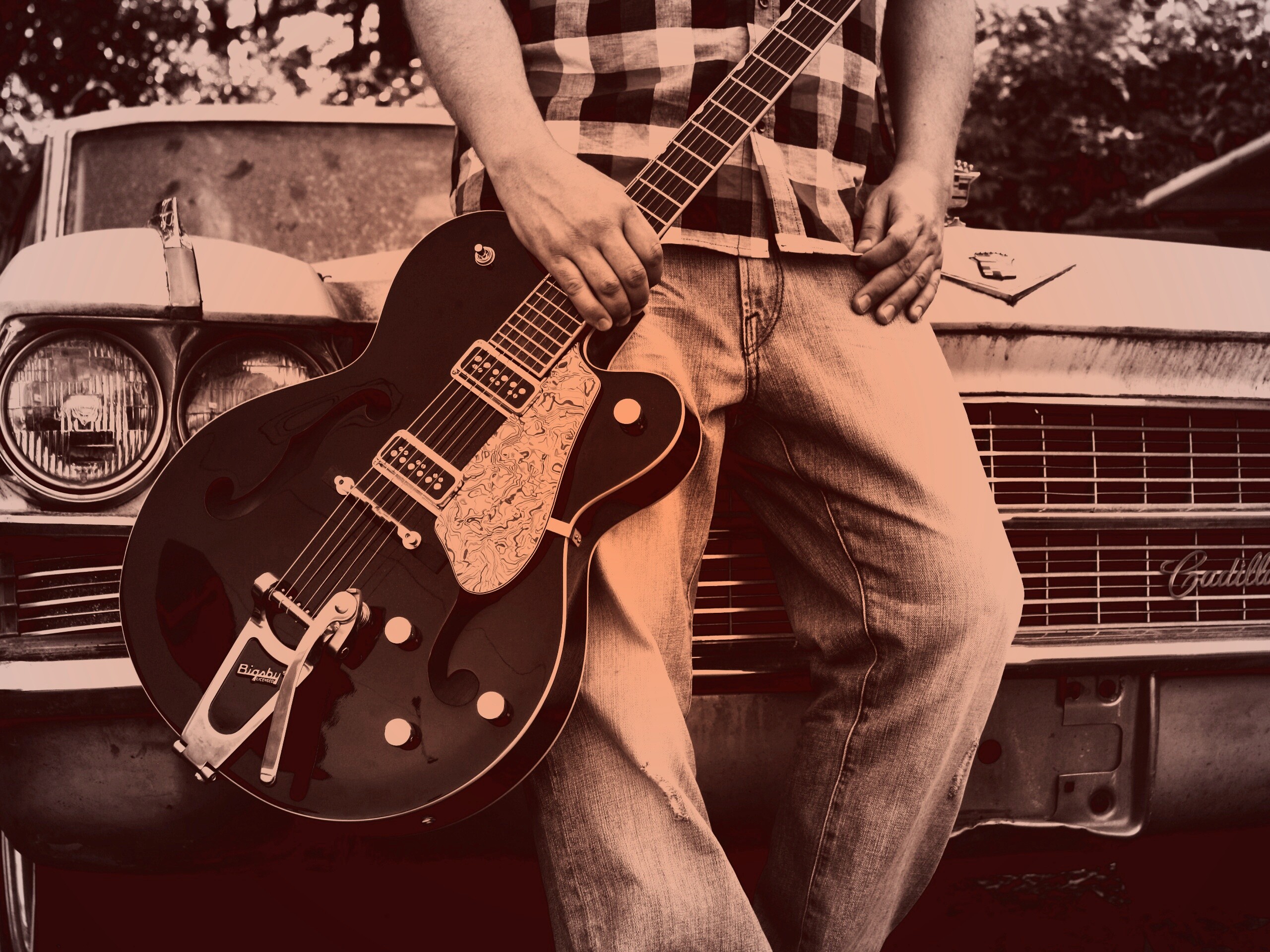 Gretsch и Cadillac обои