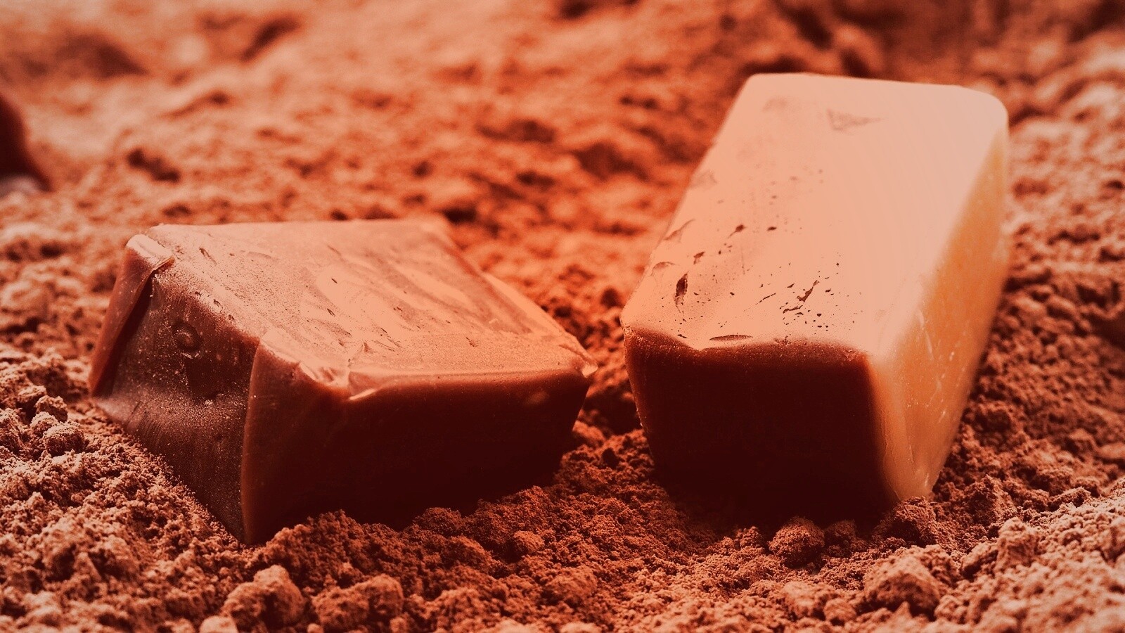 Ириски в какао обои