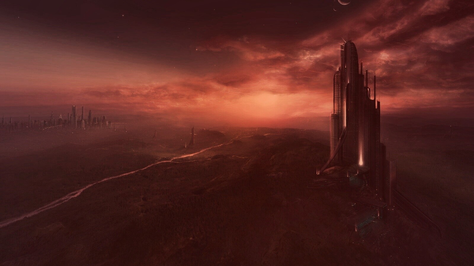 Города будущего обои