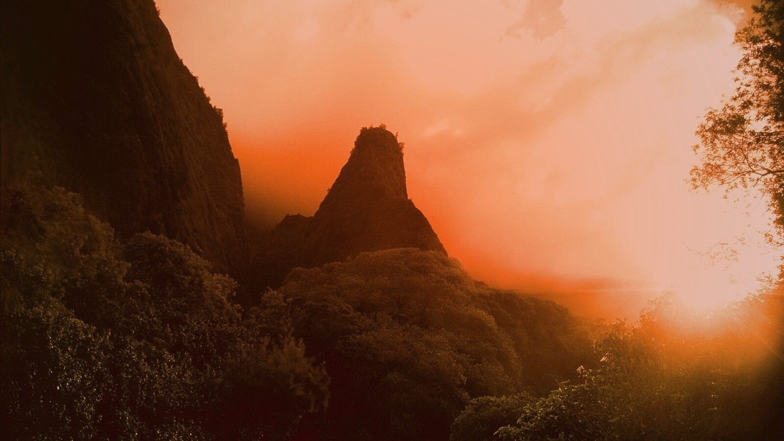 Заросшие джунглями горы обои