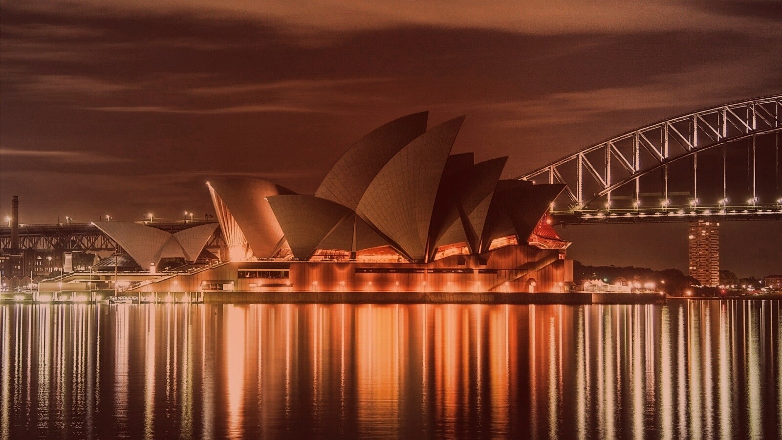 Здание оперы в Сиднее обои