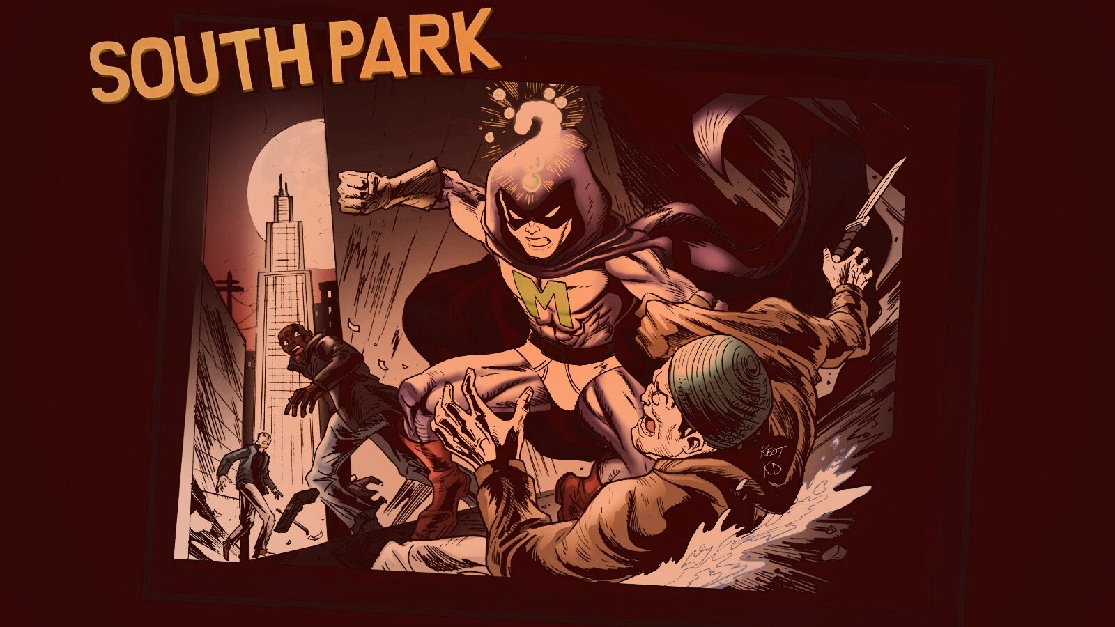 Комикс про Мистериона обои