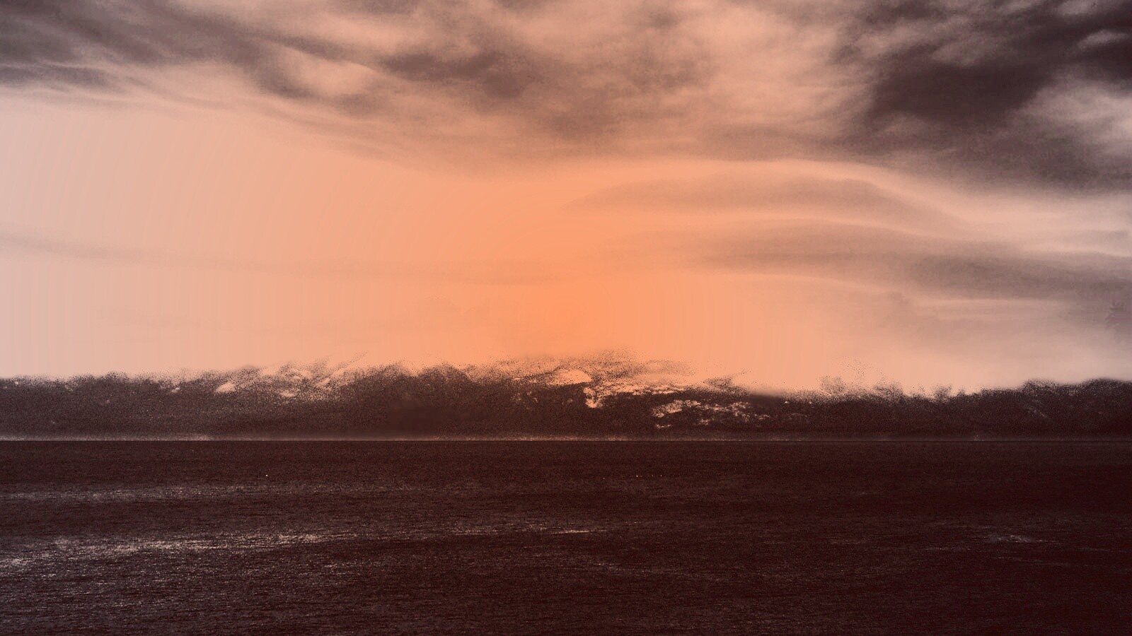 Горное побережье обои