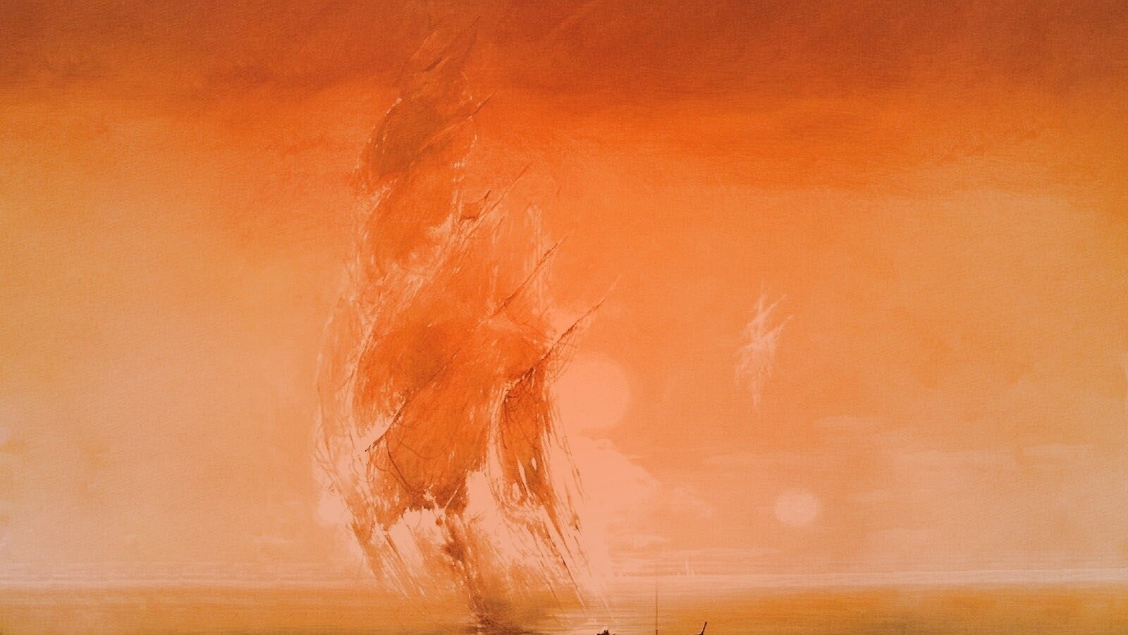 Призрачный парусник обои