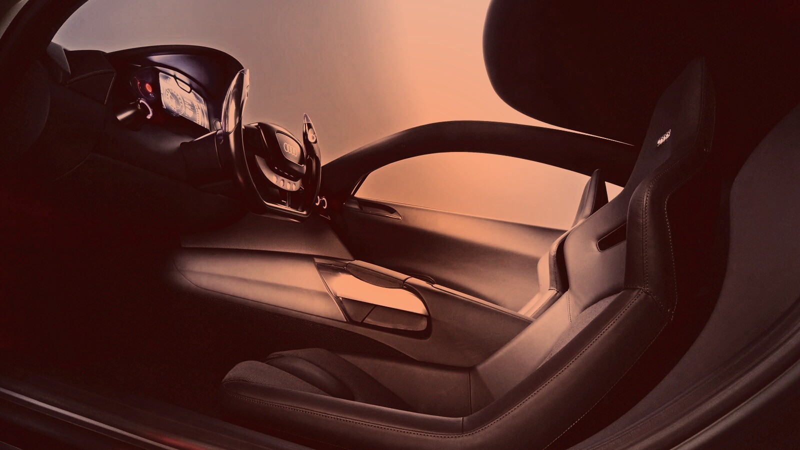 В салоне концепта Audi RSQ обои