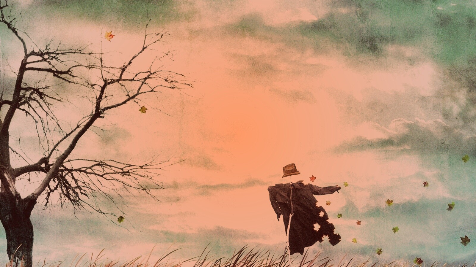 Забытое пугало обои